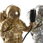 astronauten lamp goud en zilver